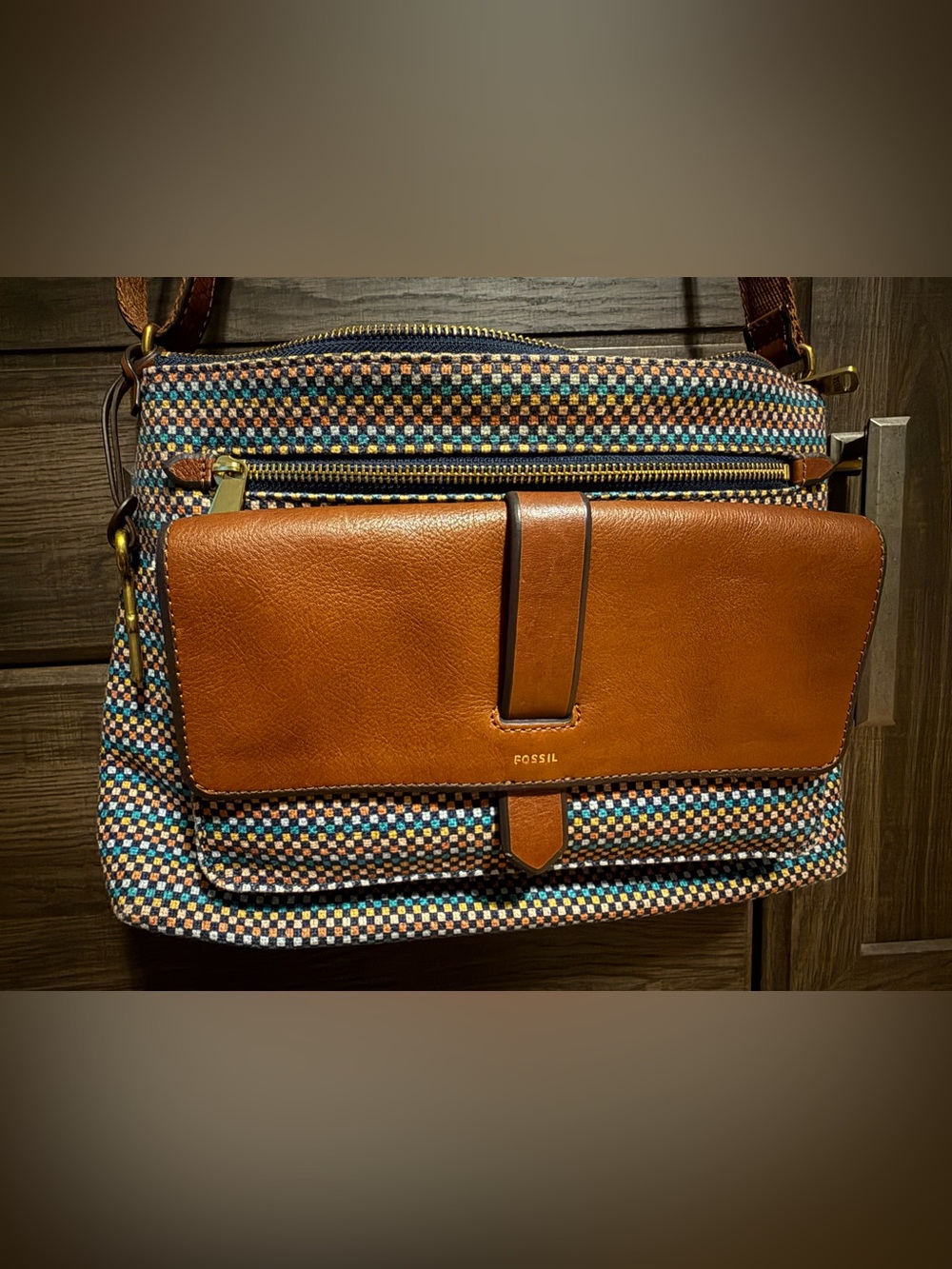 Fossil purse/pocketbook Brown and Multi-Color - Picture 2 of 4